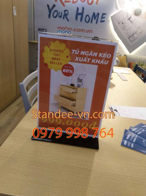 Standee để bàn A4