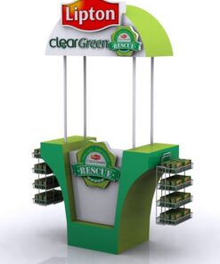 Booth sampling làm từ nhôm